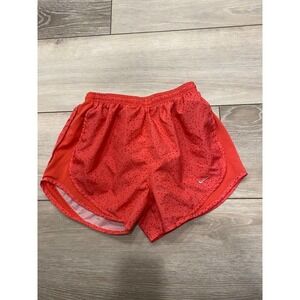 Nike Peach Geometrical Running Shorts